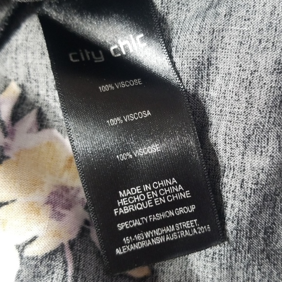 City chic xxl/24 floral off dress - Picture 4 of 5